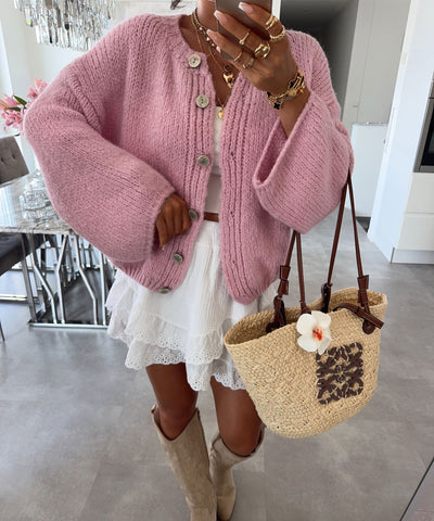 Cardigan Dania Rosa Ladypolitan ♡