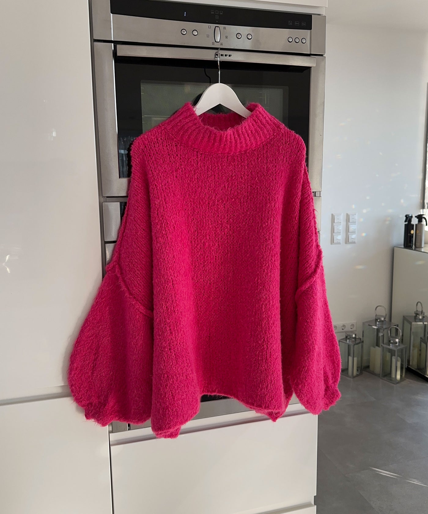 Oversize Pullover Nata Neon Pink  Ladypolitan ♡   