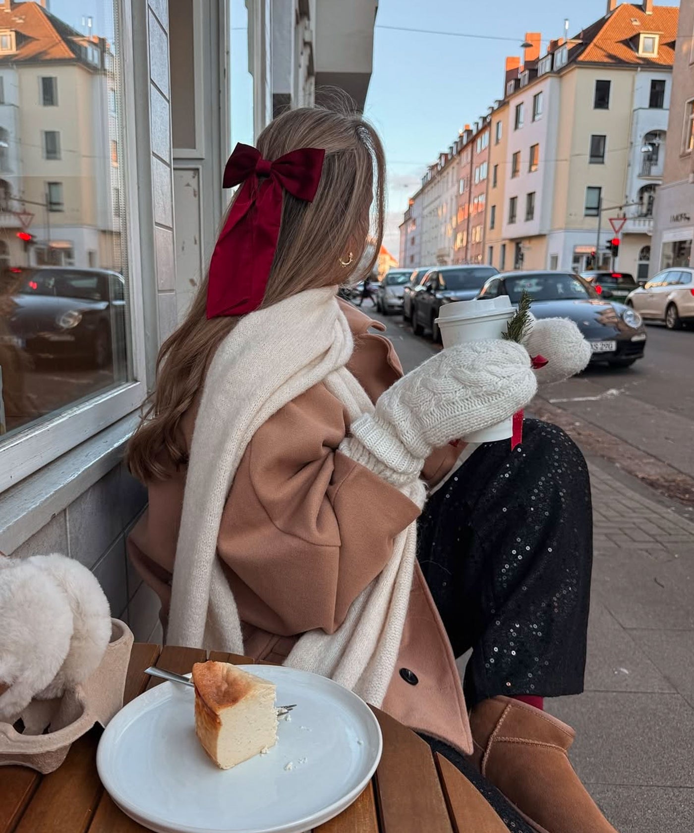 Oversize Jacke Joana Camel