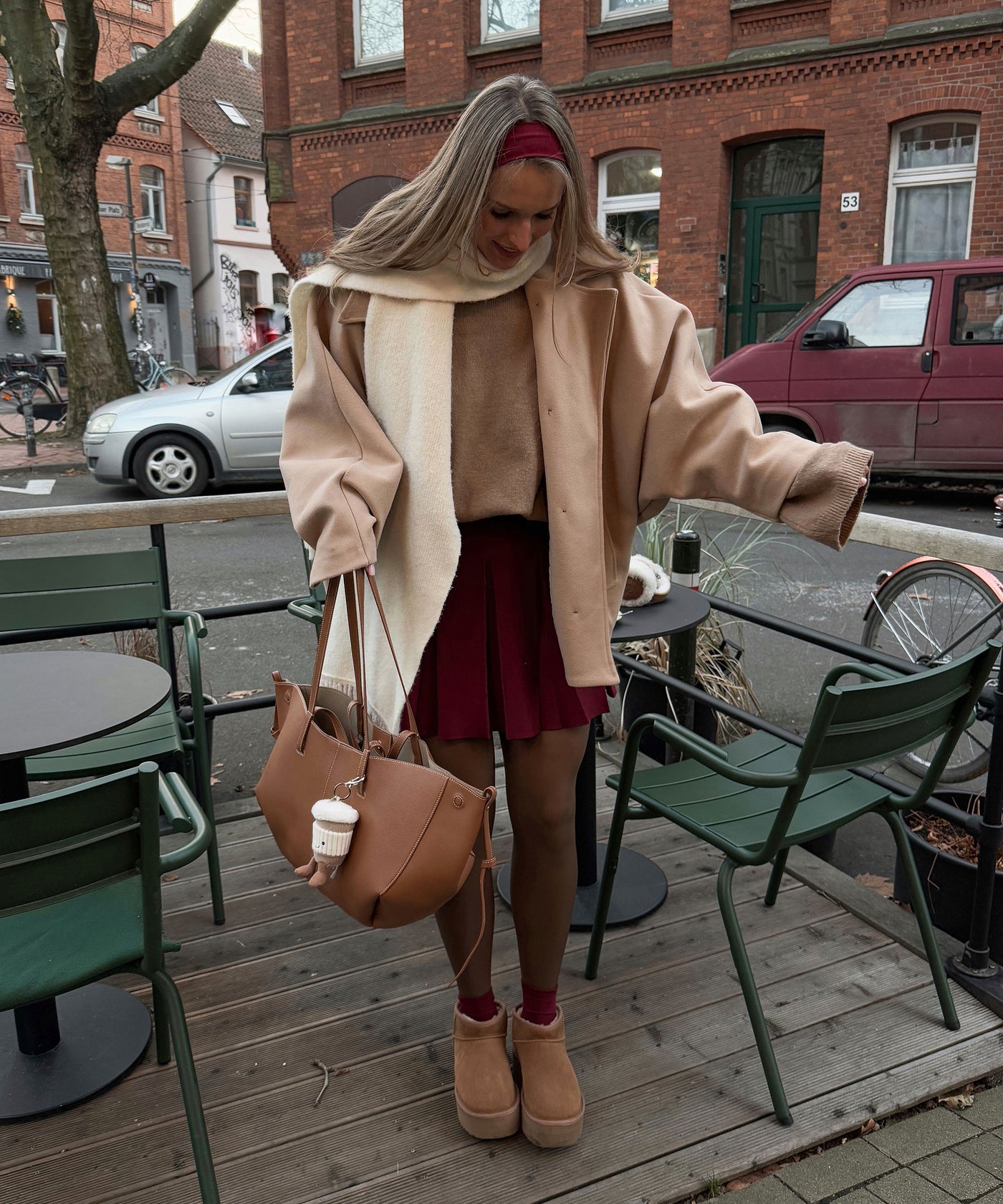 Oversize Jacke Joana Beige