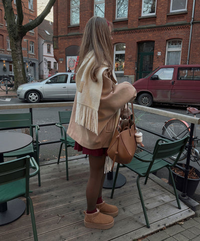 Oversize Jacke Joana Beige Ladypolitan ♡