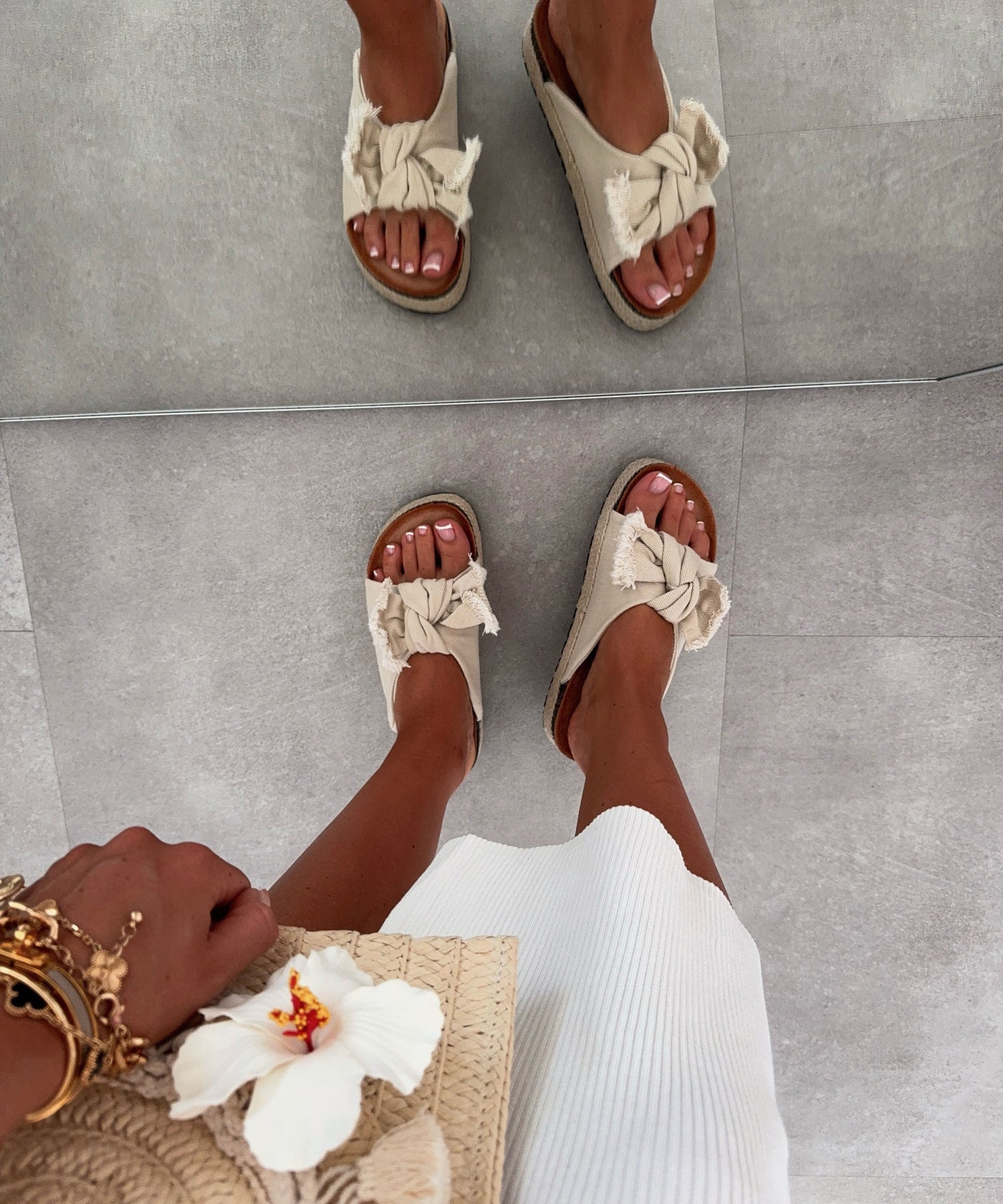 Pantolette Woop Beige Ladypolitan - Fashion Onlineshop für Damen