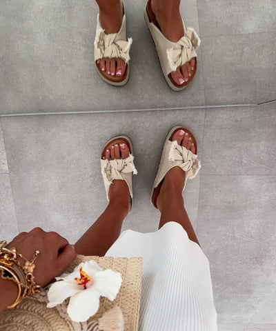 Pantolette Woop Beige Ladypolitan - Fashion Onlineshop für Damen