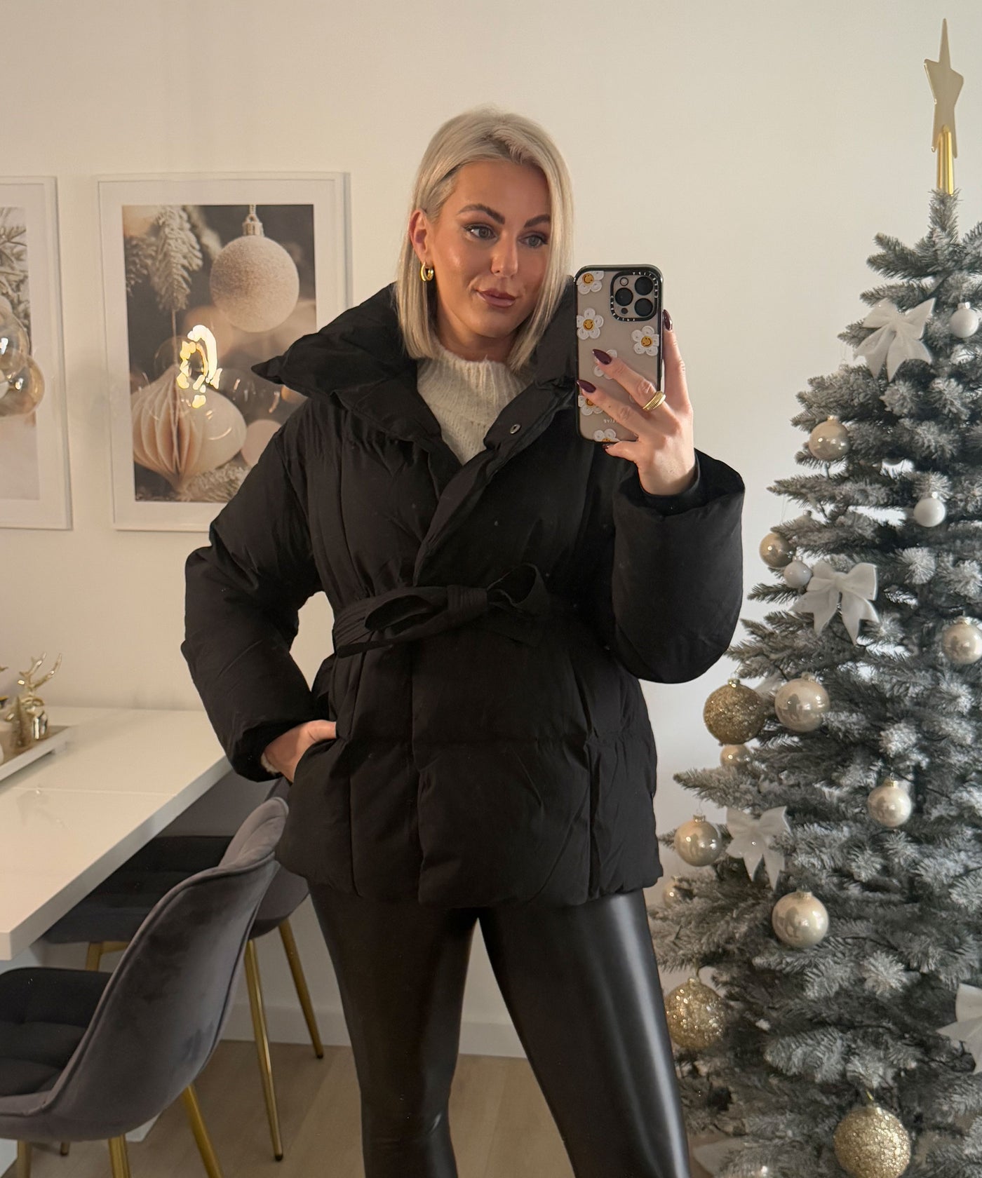 Jacke Kyleih Kurz Schwarz