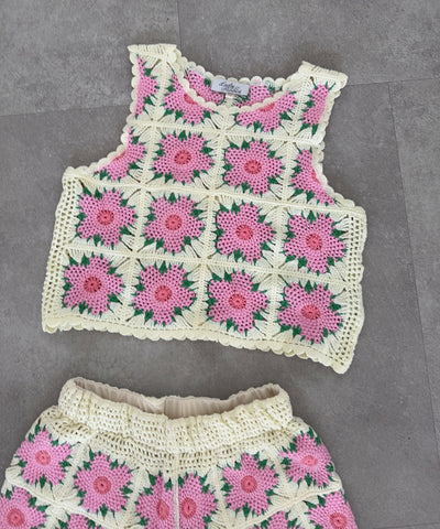 Häkel Top Nua Rosa Ladypolitan ♡