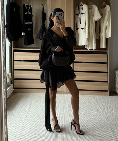 Mini Kleid Laisa Schwarz Ladypolitan ♡