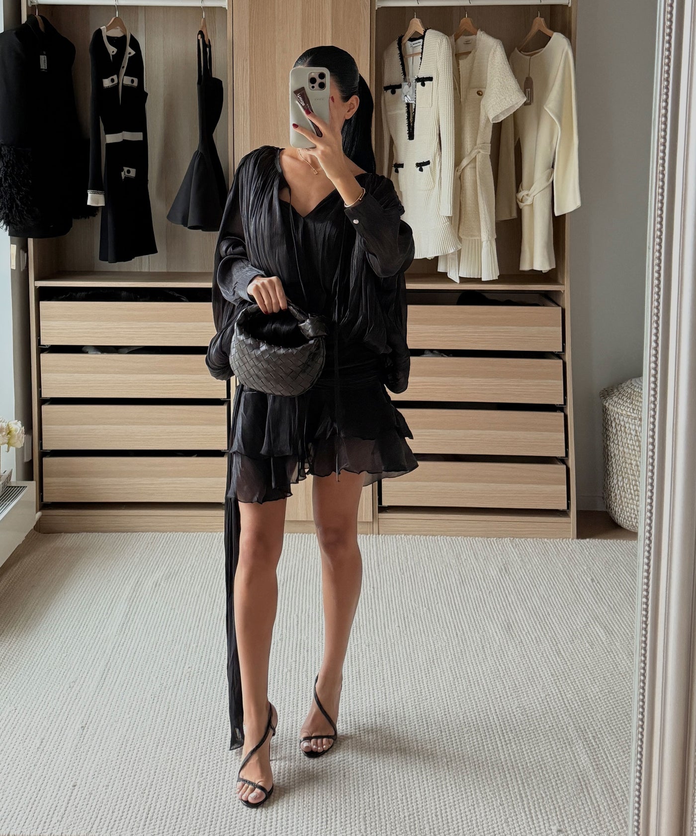 Mini Kleid Laisa Schwarz Ladypolitan ♡