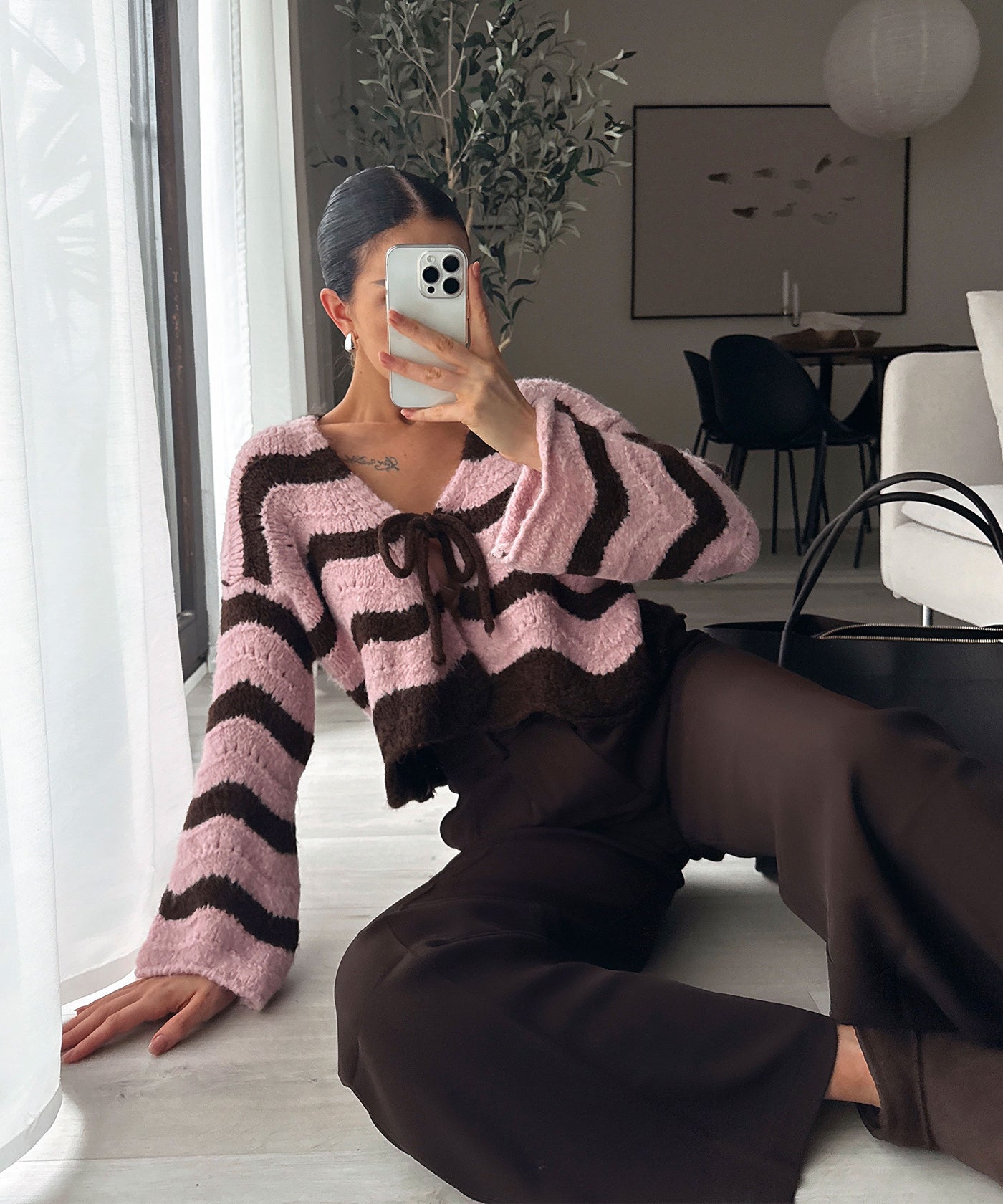 Bundfaltenhose Cleo Braun Ladypolitan ♡