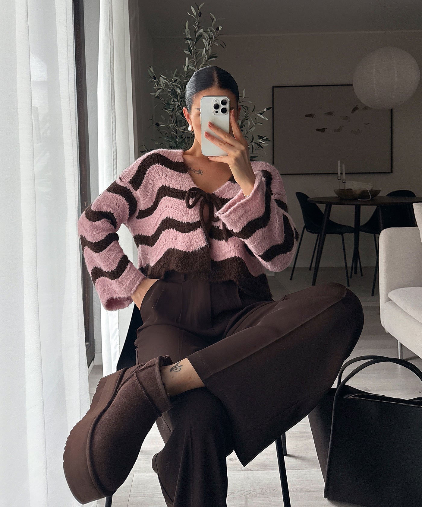 Bundfaltenhose Cleo Braun Ladypolitan ♡