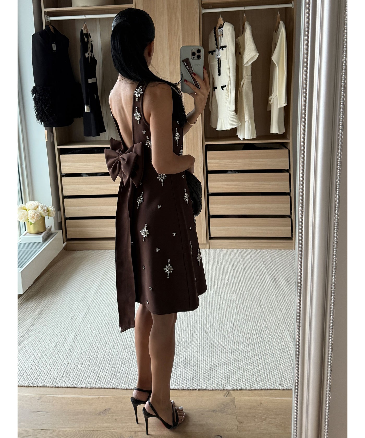 Mini Kleid Maxia Braun Ladypolitan ♡