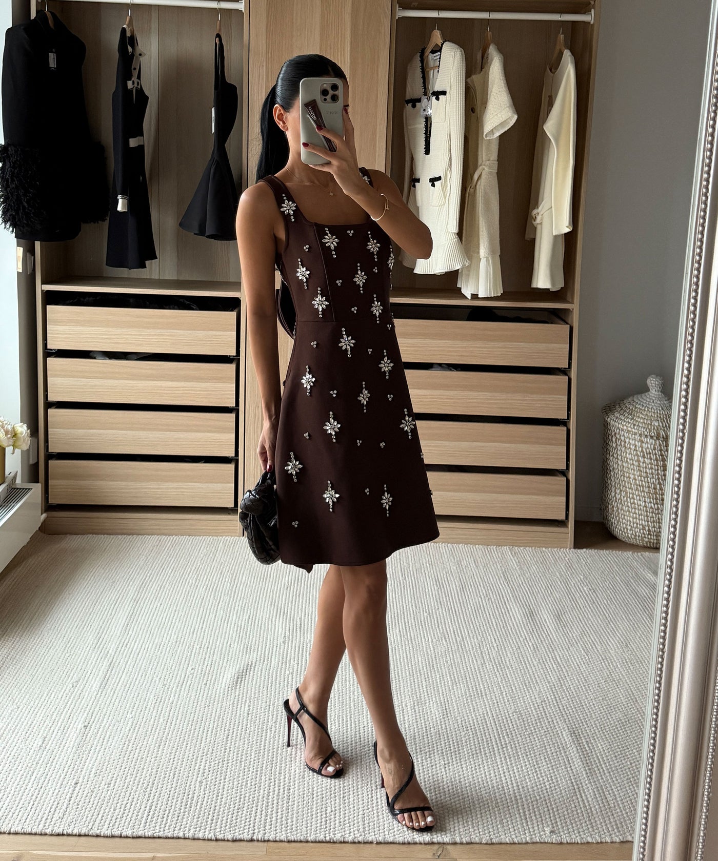 Mini Kleid Maxia Braun Ladypolitan ♡