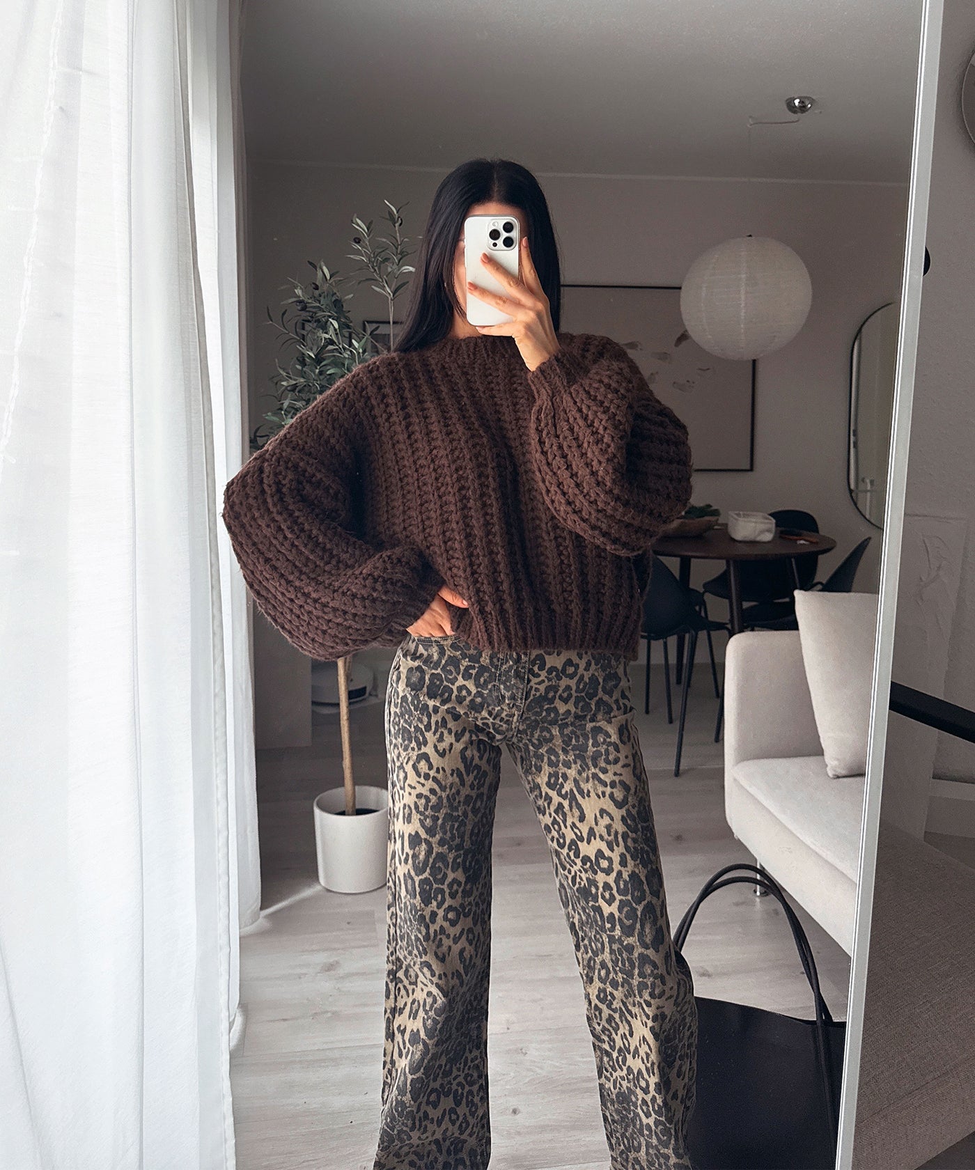 Strickpullover Mia Dunkelbraun Ladypolitan ♡