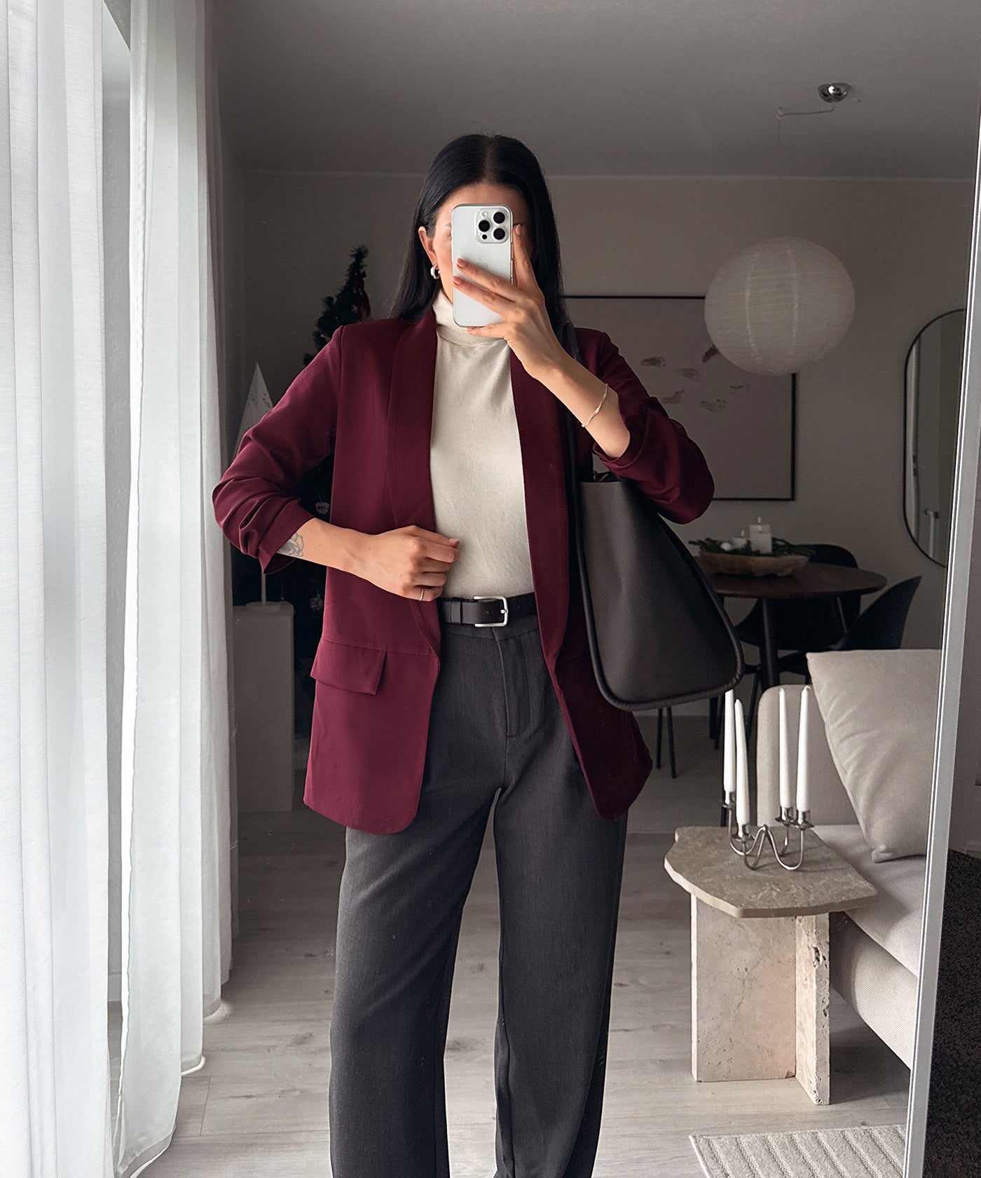 Blazer Mykonos Weinrot