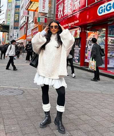 Oversize Pullover Nata Beige