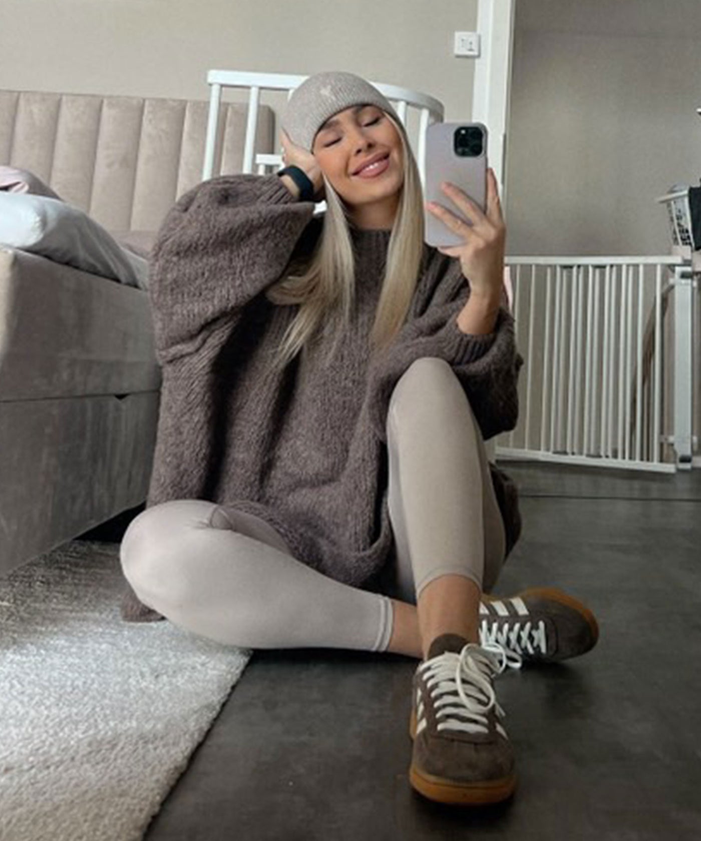 Oversize Pullover Nata Braun Ladypolitan ♡