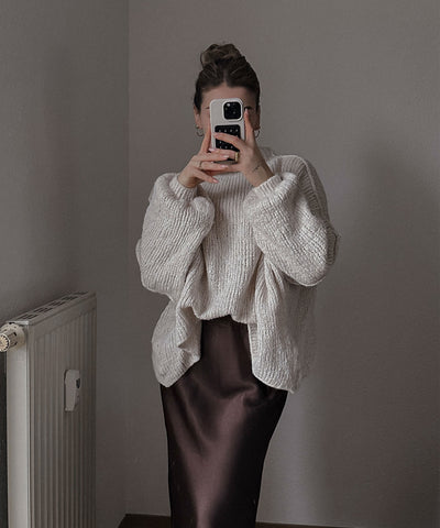 Oversize Pullover Nata Beige