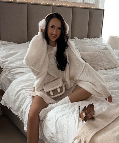 Oversize Pullover Nata Beige Ladypolitan ♡