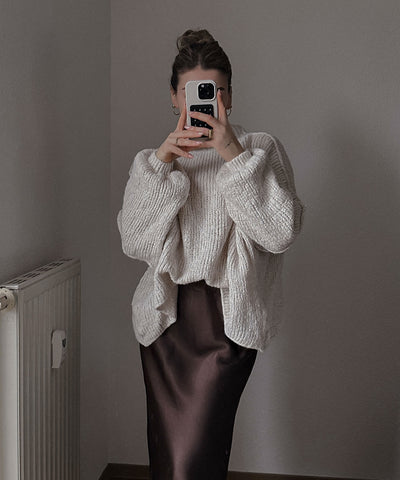 Oversize Pullover Nata Beige