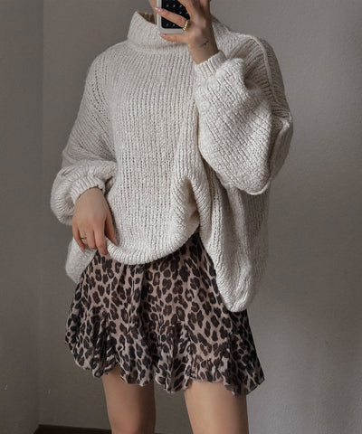Oversize Pullover Nata Beige