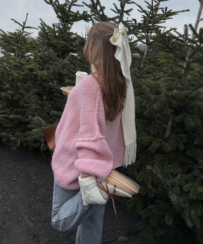 Oversize Pullover Nata Rosa Ladypolitan ♡
