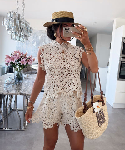 Häkel Set Meranda Beige Ladypolitan ♡
