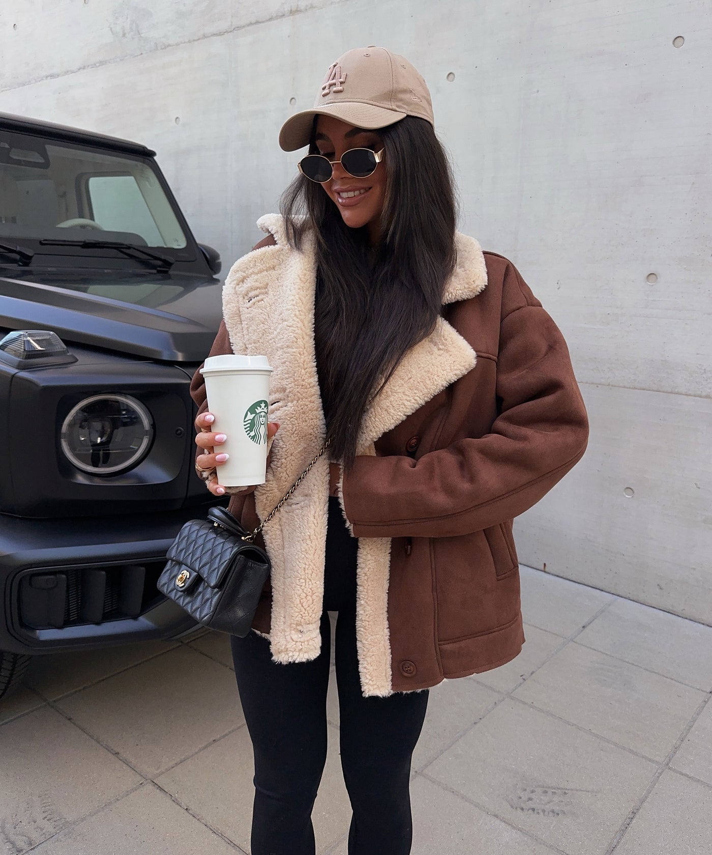Lederjacke Penny Camel Ladypolitan ♡