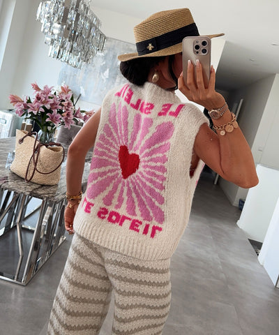 Weste Le Soleil Beige Ladypolitan ♡