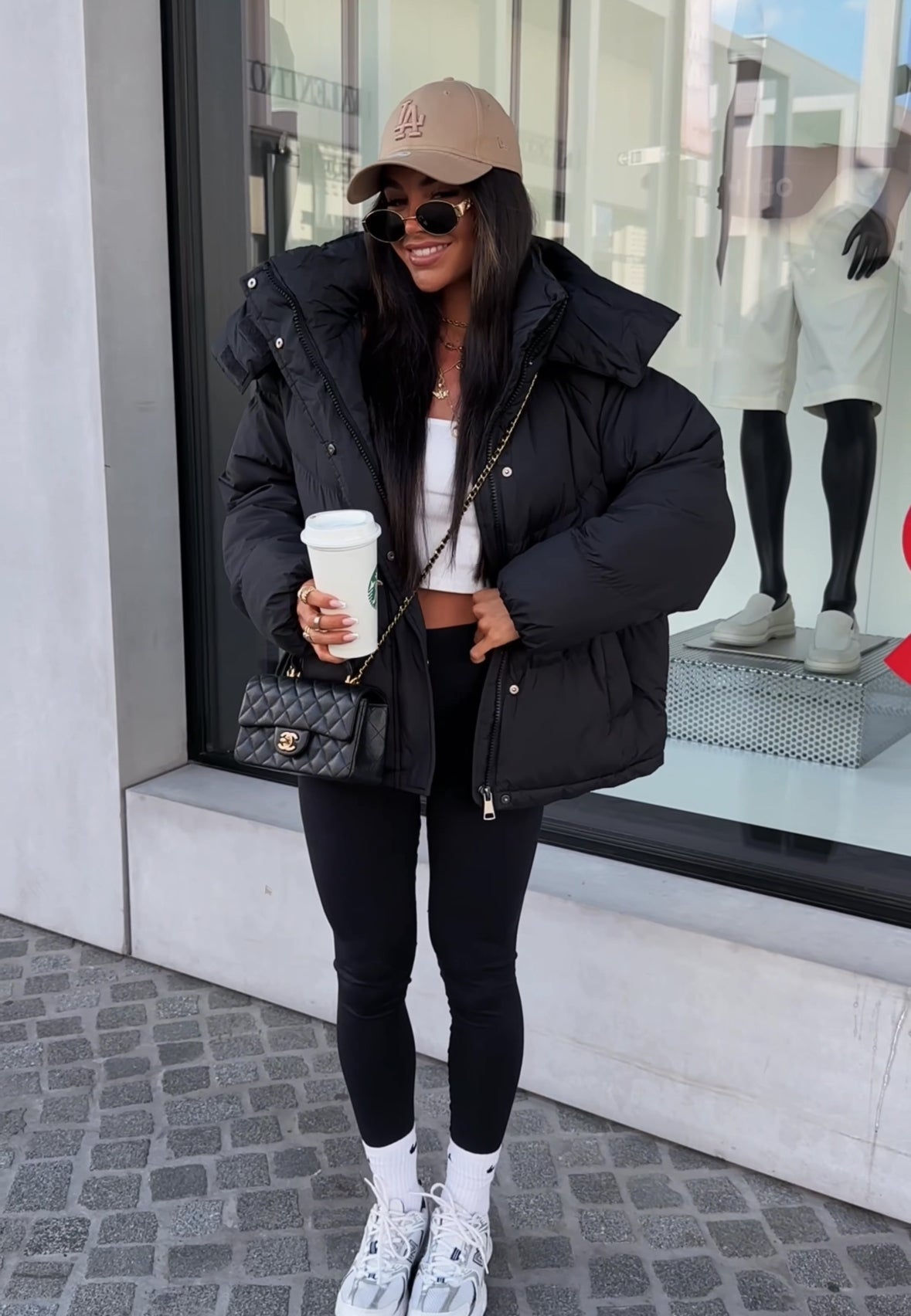 Pufferjacke Fina Schwarz Ladypolitan ♡