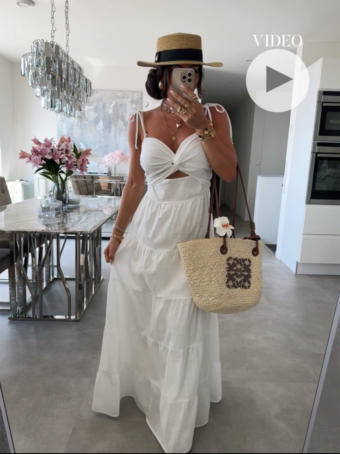 Kleid Elin Weiß Ladypolitan ♡