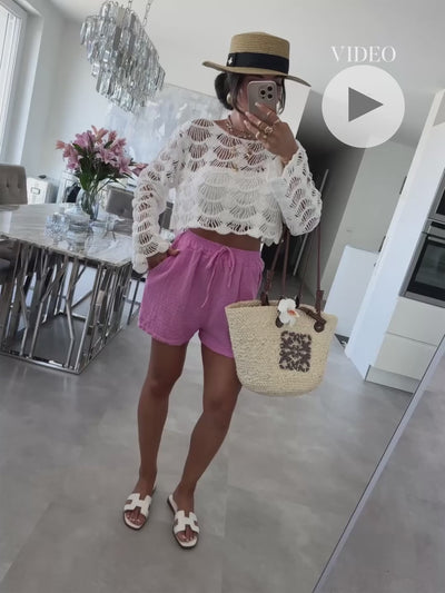Musselin Shorts Hellpink Ladypolitan ♡