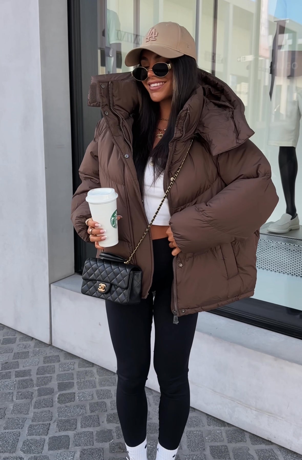 Pufferjacke Fina Braun Ladypolitan ♡