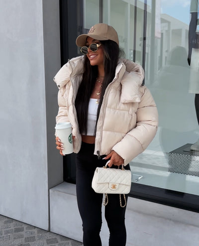 Steppjacke Stella Beige Ladypolitan ♡
