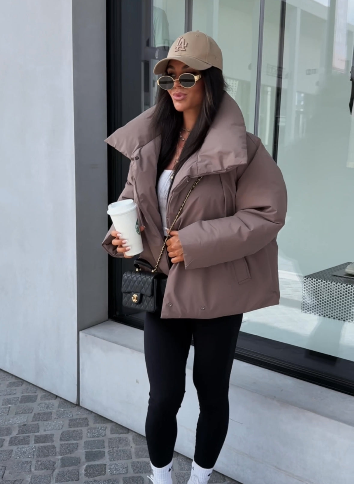 Jacke Vena Taupe Ladypolitan ♡