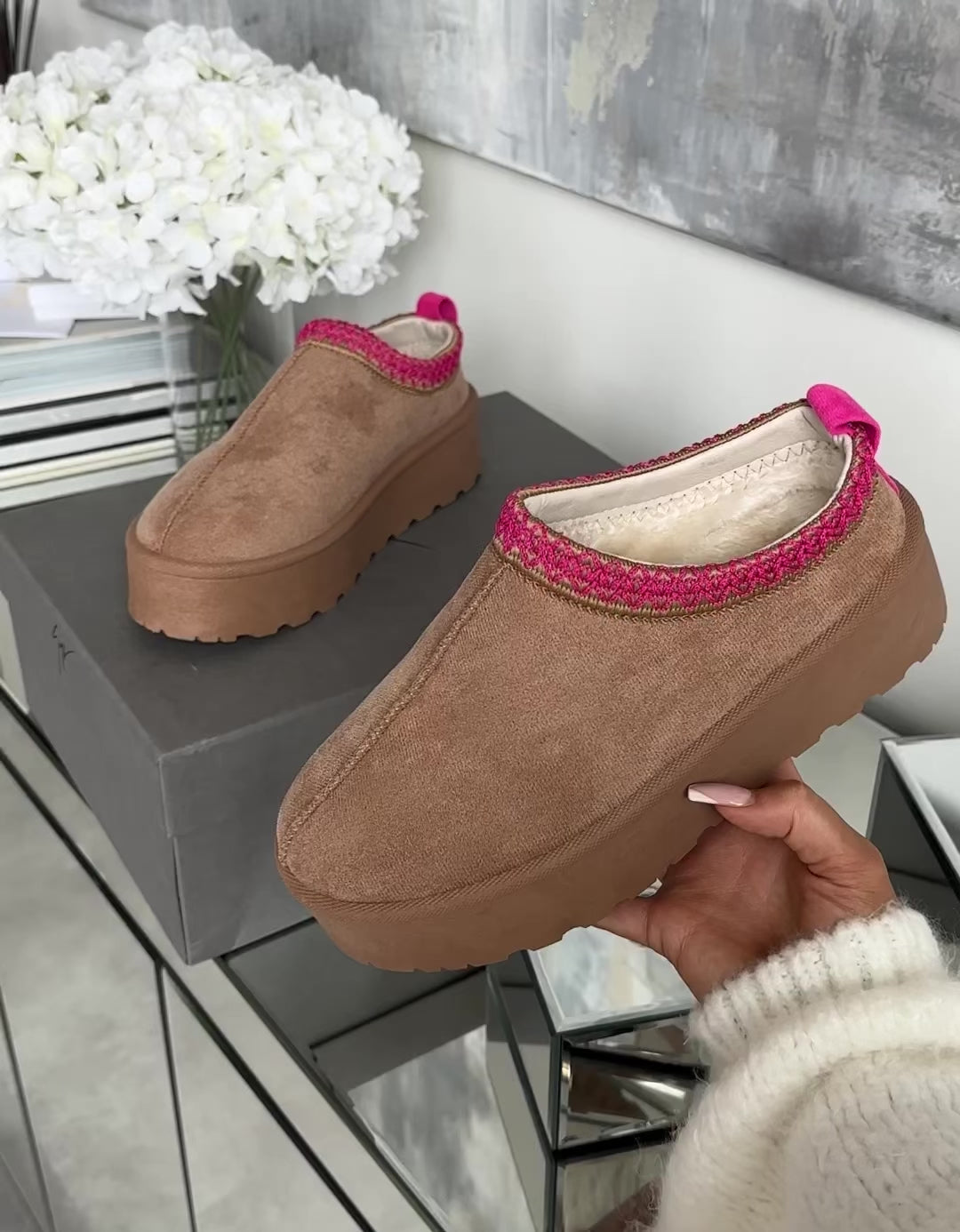 Plateau Schuhe Maila Camel Ladypolitan ♡