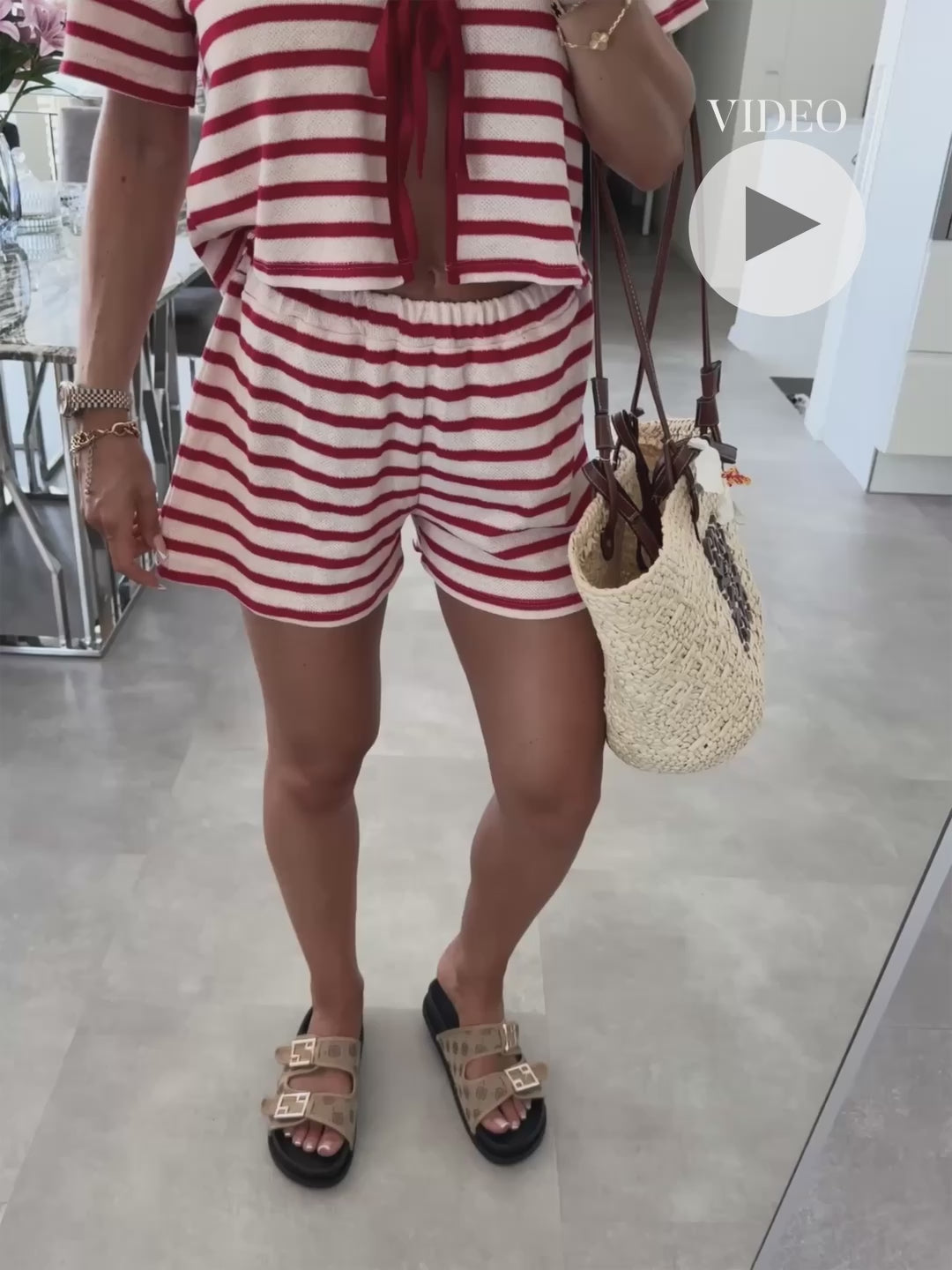 Shorts Aloisia Rot Ladypolitan ♡