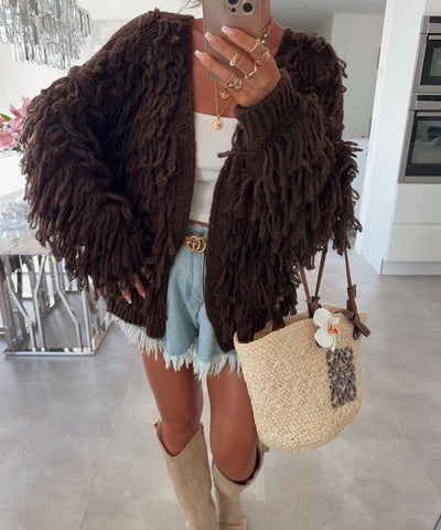 Cardigan Deria Dunkelbraun Ladypolitan ♡