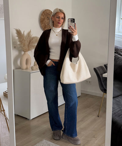 Cardigan Ray Dunkelbraun Ladypolitan ♡