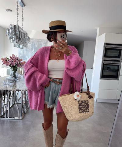 Cardigan Ray Pink Ladypolitan ♡