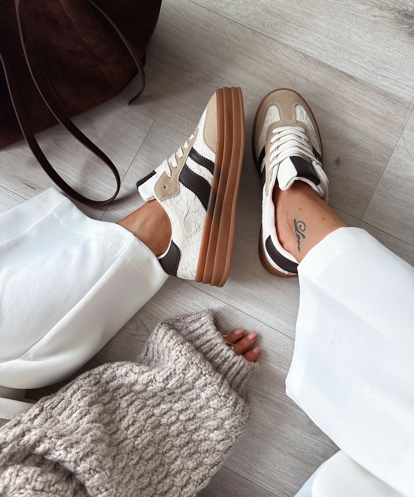 Sneaker Renita Beige Ladypolitan ♡