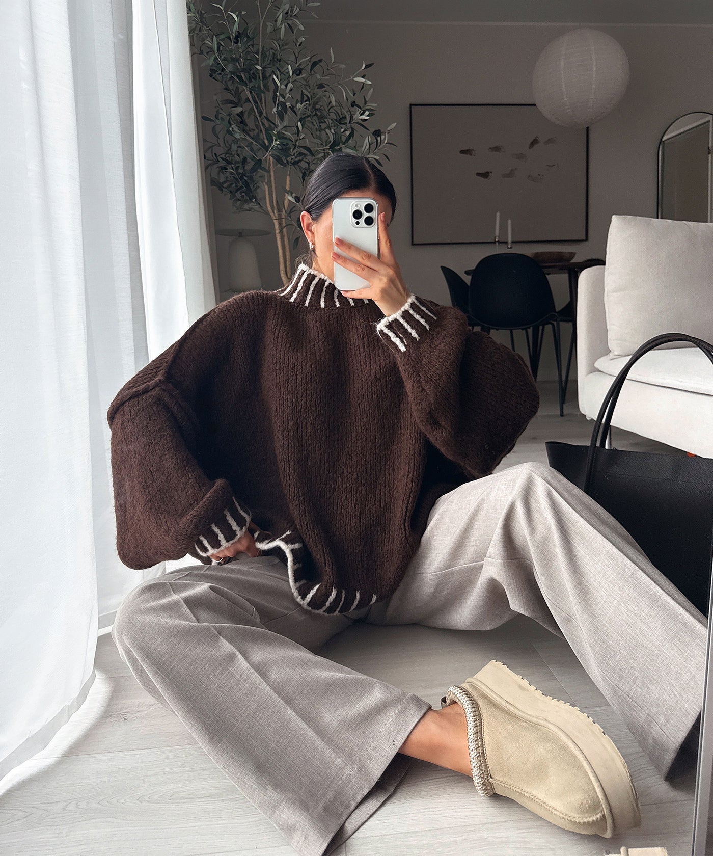 Pullover Salma Dunkelbraun
