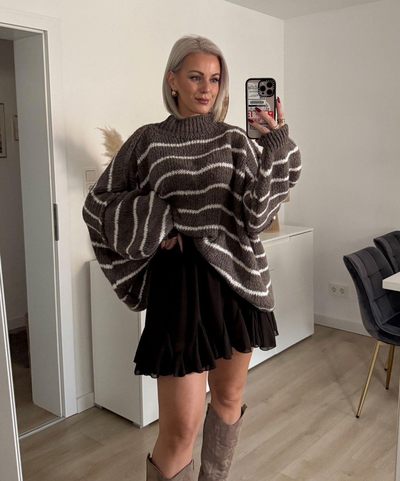 Rock Nicole Dunkelbraun