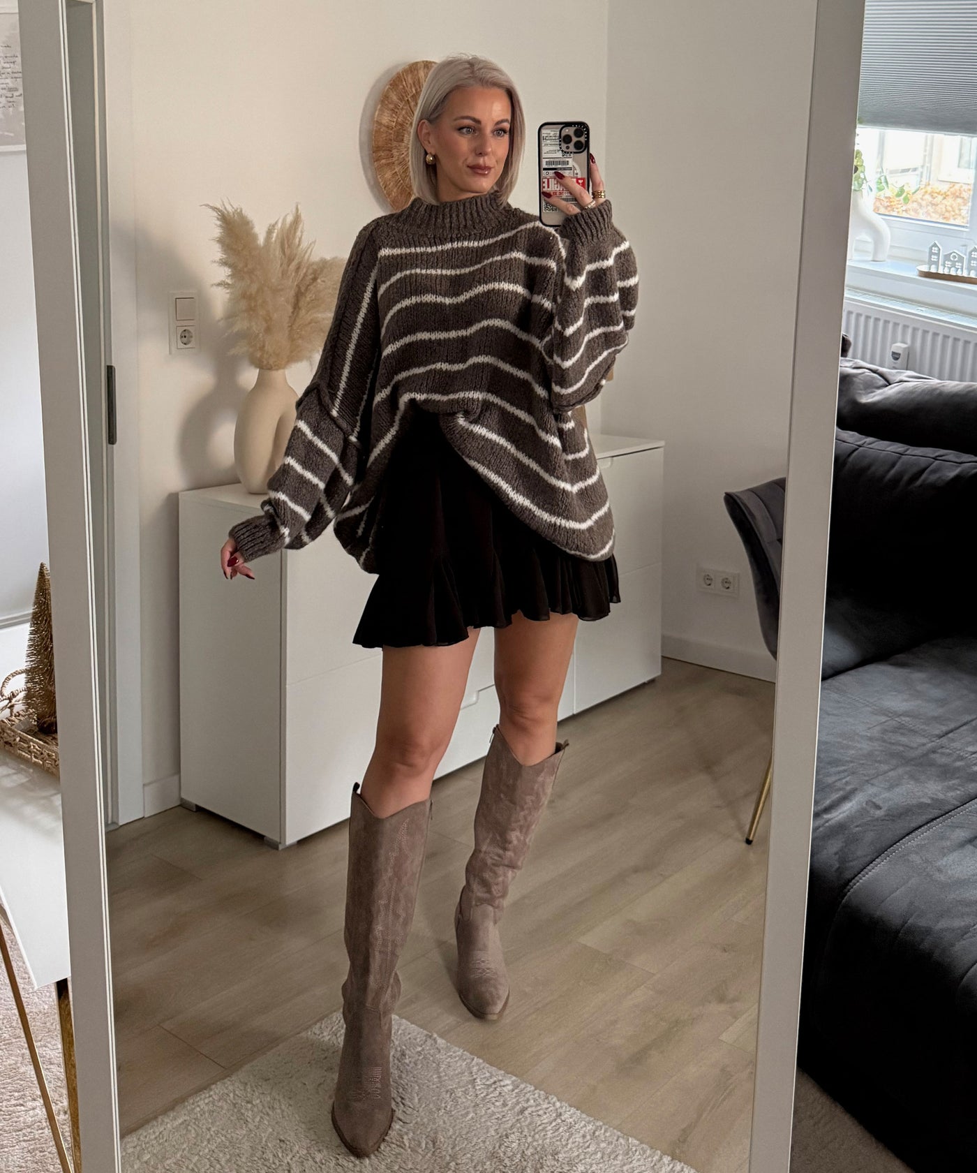 Rock Nicole Dunkelbraun