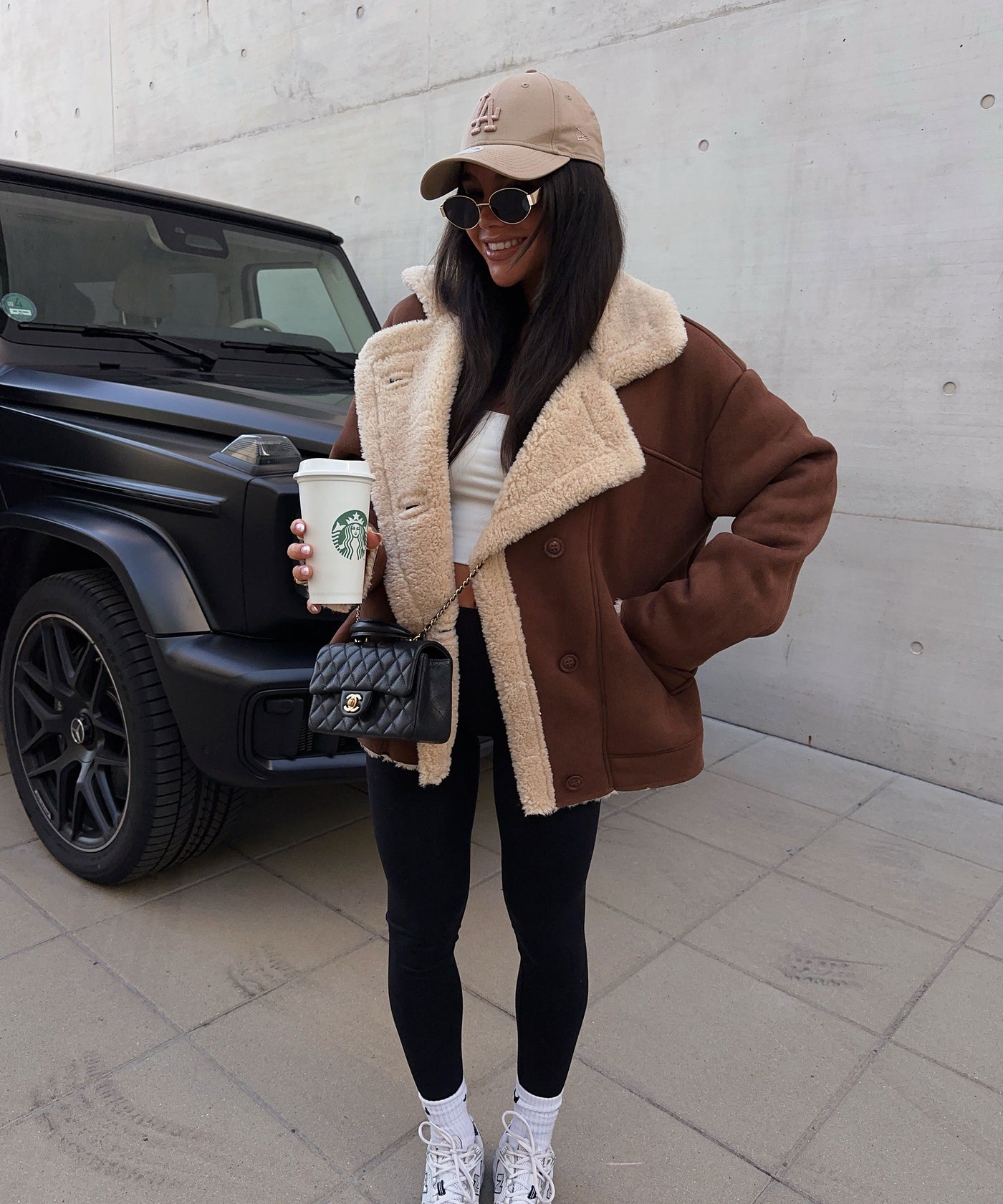 Lederjacke Penny Camel Ladypolitan ♡