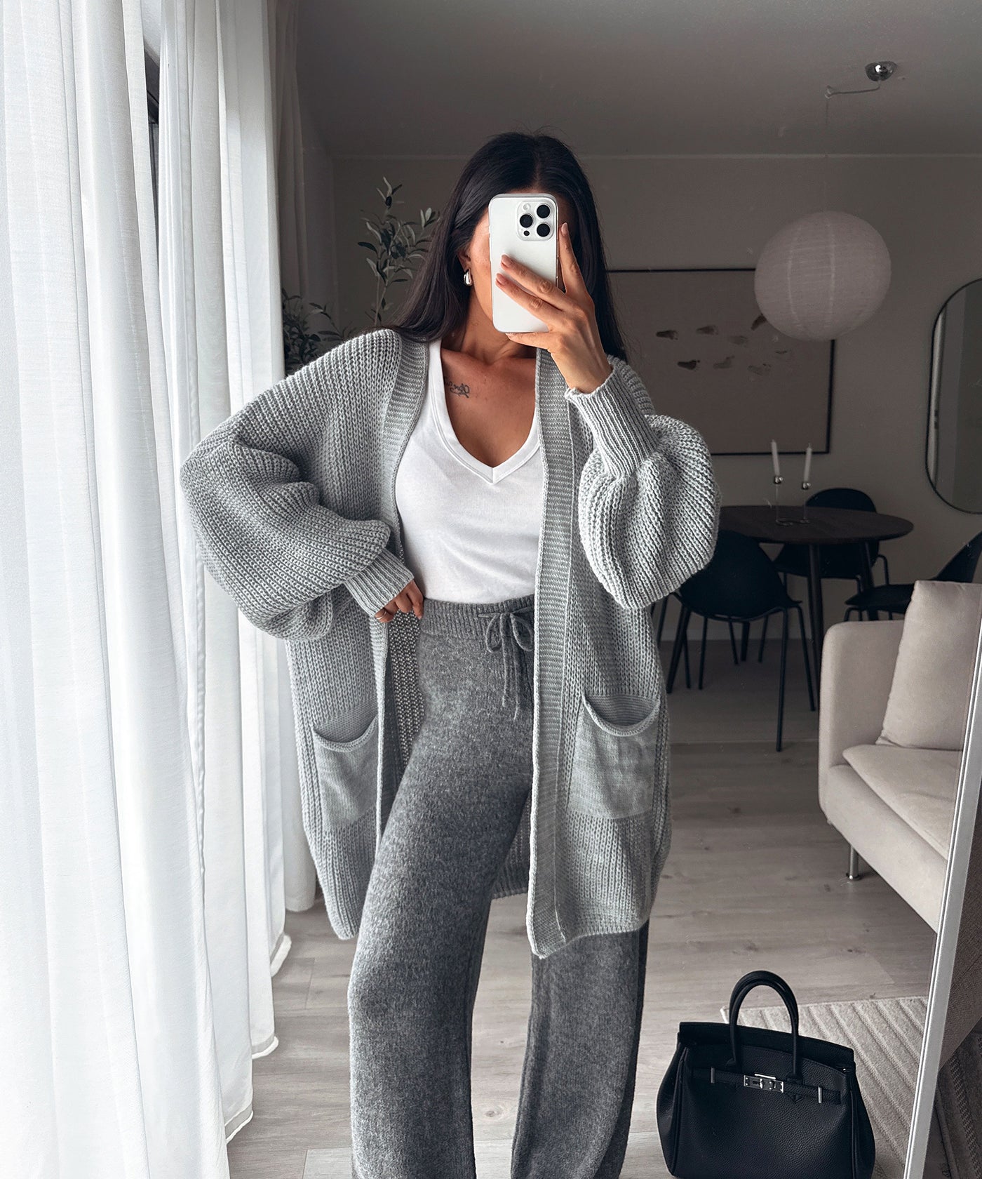 Cardigan Leilani Kurz Hellgrau Ladypolitan - Fashion Onlineshop für Damen
