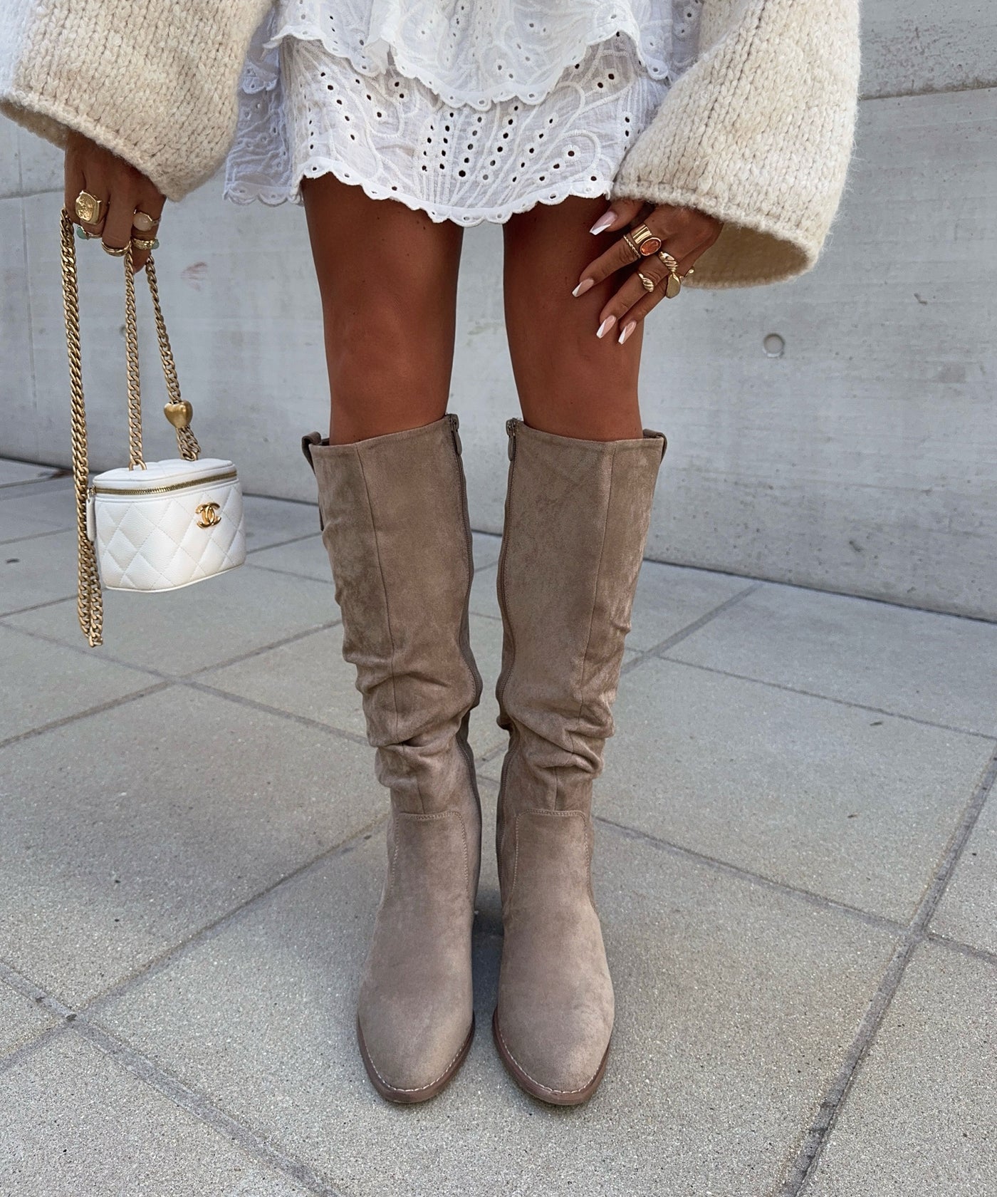 Stiefel Betty Taupe Ladypolitan ♡
