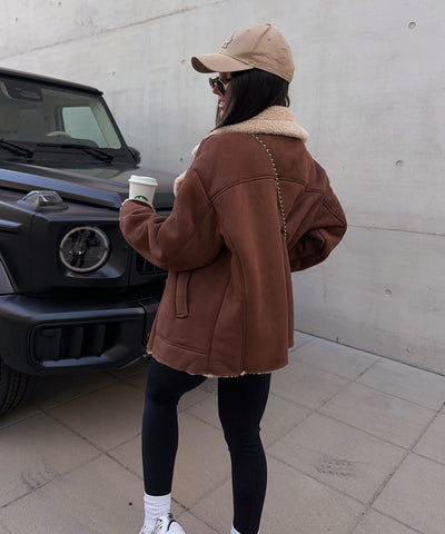 Lederjacke Penny Camel Ladypolitan ♡