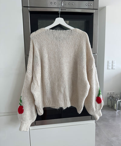 Cardigan Schleife Fia Cherry Beige  Ladypolitan ♡   