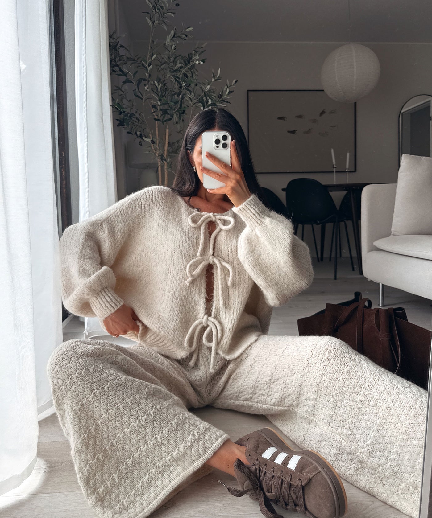 Cardigan Schleife Fia Beige Ladypolitan ♡