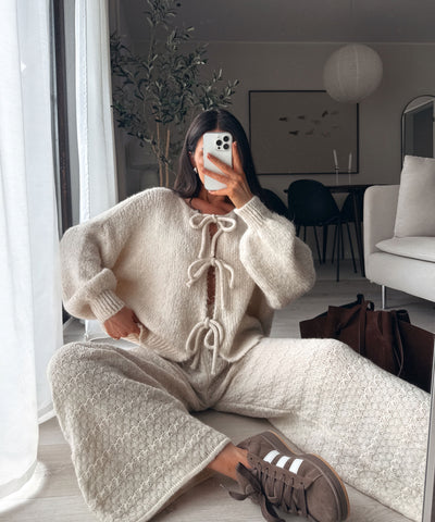 Cardigan Schleife Fia Beige Ladypolitan ♡