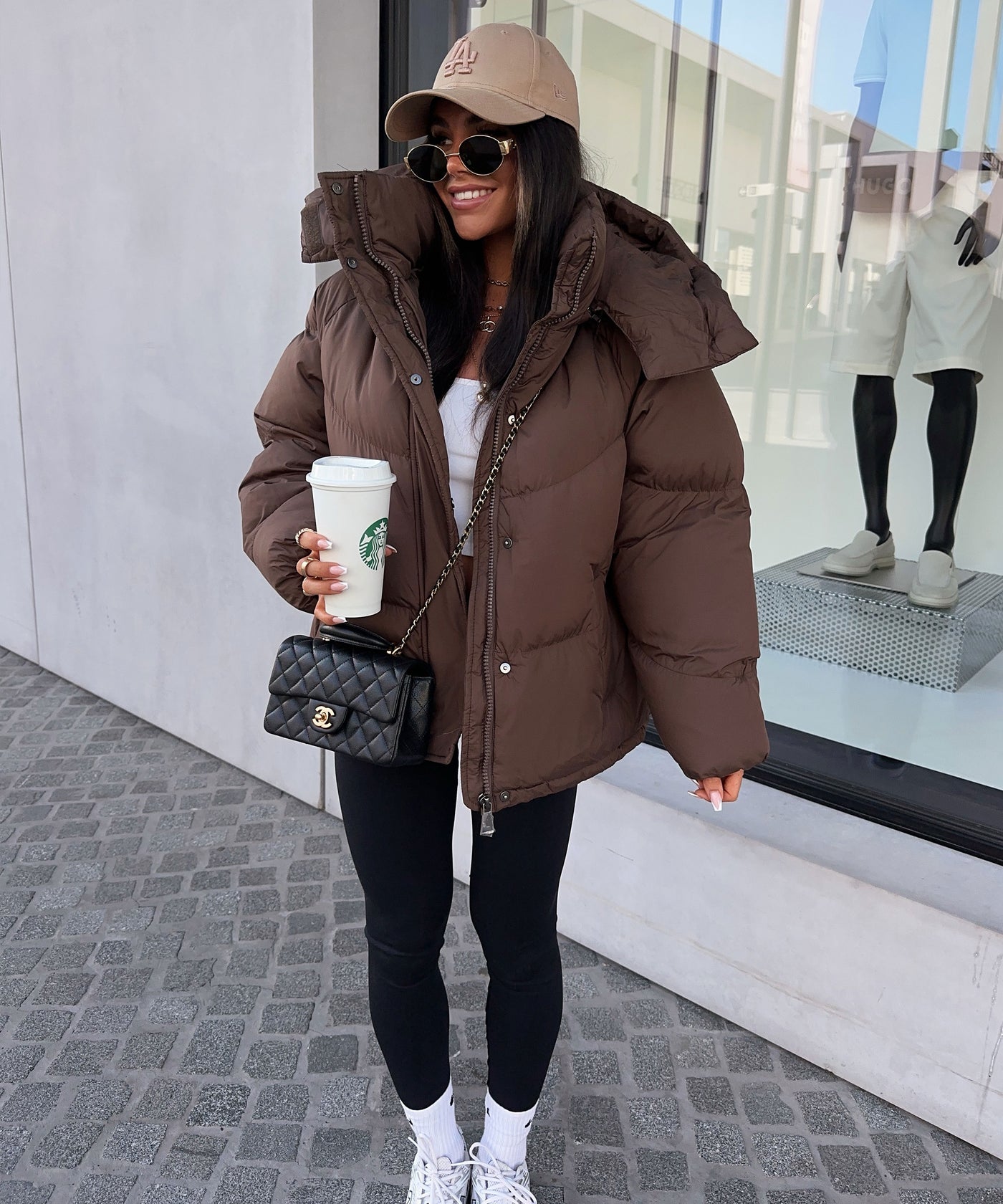 Pufferjacke Fina Braun Ladypolitan ♡